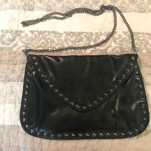 Steve Madden black envelope purse